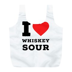 I Love Whiskey Sour Full Print Recycle Bag (l) by ilovewhateva