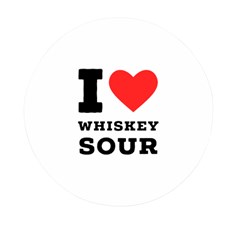 I Love Whiskey Sour Mini Round Pill Box by ilovewhateva