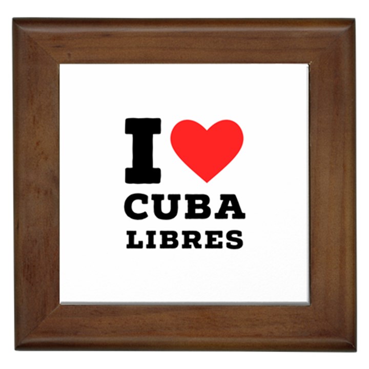 I love cuba libres  Framed Tile