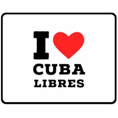 I love cuba libres  Fleece Blanket (Medium)