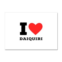 I Love Daiquiri Crystal Sticker (a4) by ilovewhateva