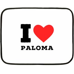 I Love Paloma Fleece Blanket (mini) by ilovewhateva