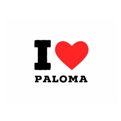 I Love Paloma Premium Plush Fleece Blanket (extra Small) by ilovewhateva