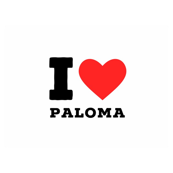 I love paloma Premium Plush Fleece Blanket (Extra Small)