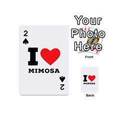 I Love Mimosa Playing Cards 54 Designs (mini) by ilovewhateva