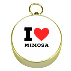 I Love Mimosa Gold Compasses by ilovewhateva