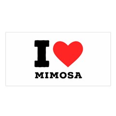 I Love Mimosa Satin Shawl 45  X 80  by ilovewhateva