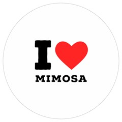 I Love Mimosa Round Trivet by ilovewhateva