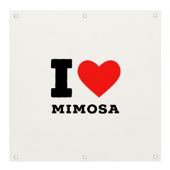 I Love Mimosa Banner And Sign 4  X 4  by ilovewhateva