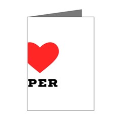 I Love Vesper Mini Greeting Card by ilovewhateva