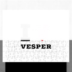 I Love Vesper Rectangular Jigsaw Puzzl by ilovewhateva