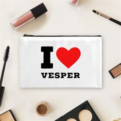 I Love Vesper Cosmetic Bag (medium) by ilovewhateva