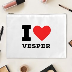 I Love Vesper Cosmetic Bag (xl) by ilovewhateva