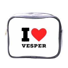 I Love Vesper Mini Toiletries Bag (one Side) by ilovewhateva