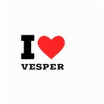 I love vesper Small Garden Flag (Two Sides) Front