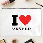 I love vesper Cosmetic Bag (XXL) Front