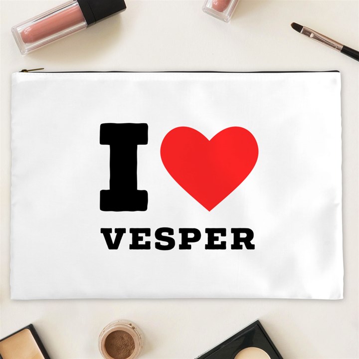 I love vesper Cosmetic Bag (XXL)