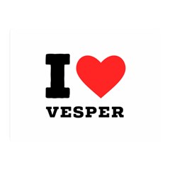 I Love Vesper Two Sides Premium Plush Fleece Blanket (mini) by ilovewhateva