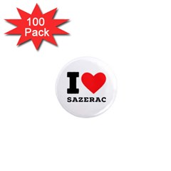 I Love Sazerac 1  Mini Magnets (100 Pack)  by ilovewhateva