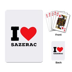 I Love Sazerac Playing Cards Single Design (rectangle) by ilovewhateva