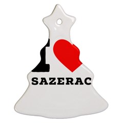 I Love Sazerac Christmas Tree Ornament (two Sides) by ilovewhateva