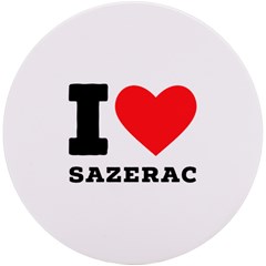 I Love Sazerac Uv Print Round Tile Coaster by ilovewhateva