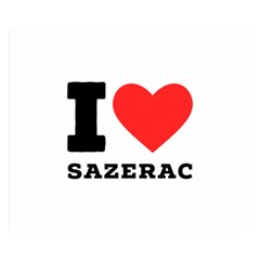 I Love Sazerac Premium Plush Fleece Blanket (small) by ilovewhateva