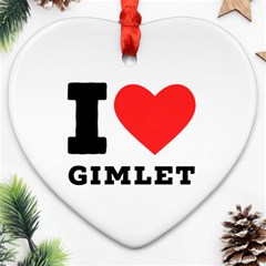 I Love Gimlet Ornament (heart) by ilovewhateva