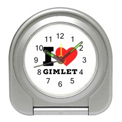 I Love Gimlet Travel Alarm Clock by ilovewhateva