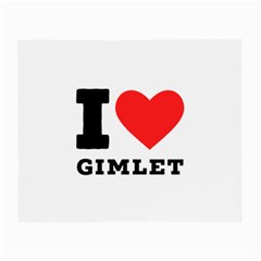 I Love Gimlet Small Glasses Cloth by ilovewhateva