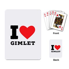 I Love Gimlet Playing Cards Single Design (rectangle) by ilovewhateva