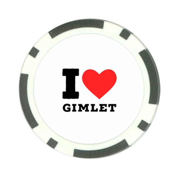 I love gimlet Poker Chip Card Guard