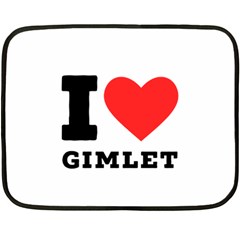 I Love Gimlet Fleece Blanket (mini) by ilovewhateva