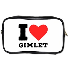 I Love Gimlet Toiletries Bag (two Sides) by ilovewhateva