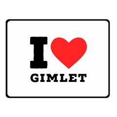 I Love Gimlet Fleece Blanket (small) by ilovewhateva