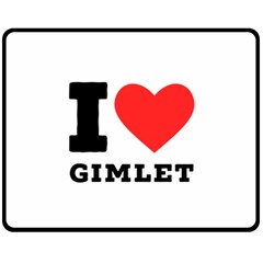 I Love Gimlet Two Sides Fleece Blanket (medium) by ilovewhateva