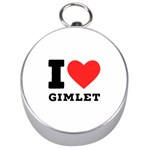 I love gimlet Silver Compasses Front