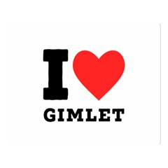 I Love Gimlet Two Sides Premium Plush Fleece Blanket (large) by ilovewhateva