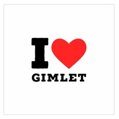 I Love Gimlet Square Satin Scarf (36  X 36 ) by ilovewhateva