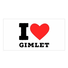 I Love Gimlet Satin Shawl 45  X 80  by ilovewhateva