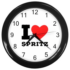 I Love Spritz Wall Clock (black) by ilovewhateva