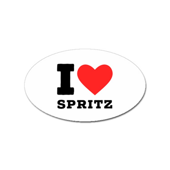 I love spritz Sticker Oval (100 pack)