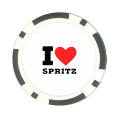 I Love Spritz Poker Chip Card Guard by ilovewhateva