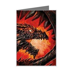 Dragon Mini Greeting Card by Salman4z