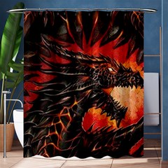 Dragon Shower Curtain 60  X 72  (medium)  by Salman4z