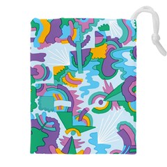 Pattern Hotdogtrap Drawstring Pouch (4xl) by Salman4z