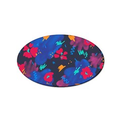 Patterns Rosebuds Sticker Oval (10 Pack) by Salman4z