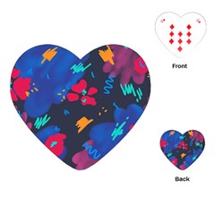 Patterns Rosebuds Playing Cards Single Design (heart) by Salman4z