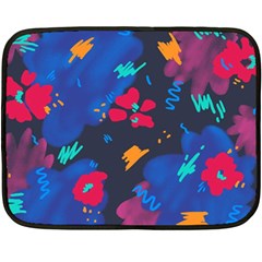 Patterns Rosebuds Fleece Blanket (mini) by Salman4z