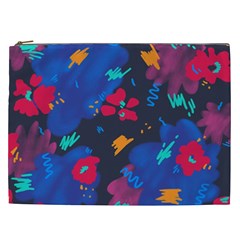 Patterns Rosebuds Cosmetic Bag (xxl) by Salman4z